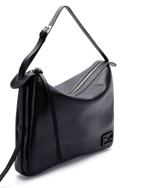 FENDI Simply Luxe Large Leather Handbag - W 39.5 x H 28 x D 5.5 cm