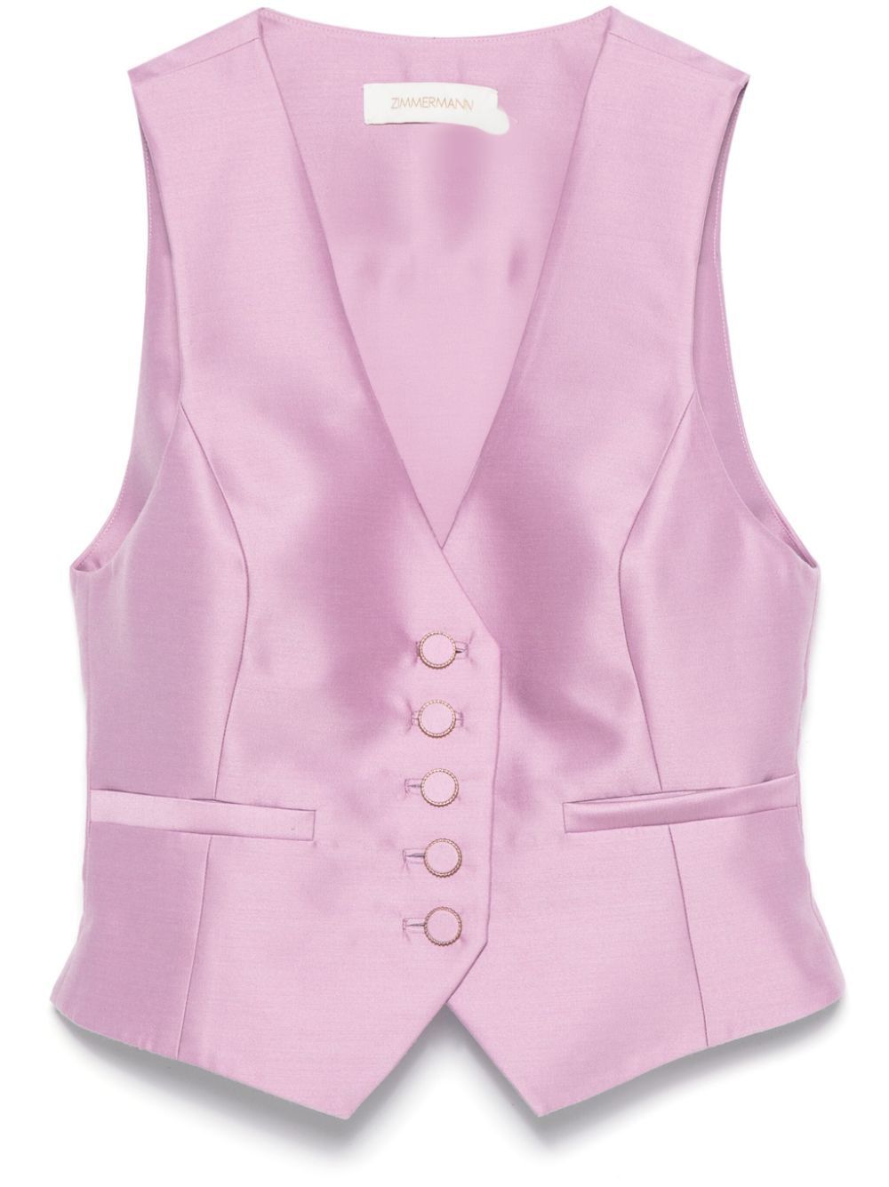 ZIMMERMANN Elegant Wool-Silk Mini Vest