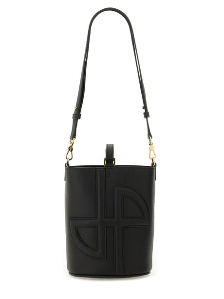 PATOU Elegant Leather Crossbody Mini Handbag