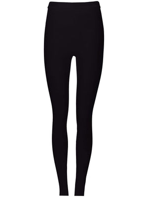 Stretch-Fit High Waist Leggings with Logo Detail