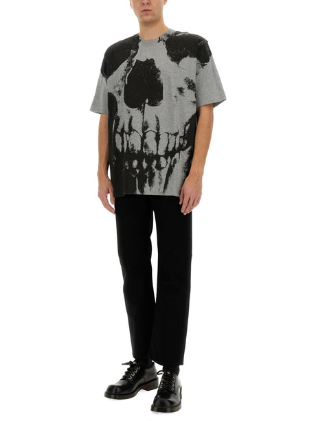 ALEXANDER McQUEEN Skull Print Graphic Tee - Size L