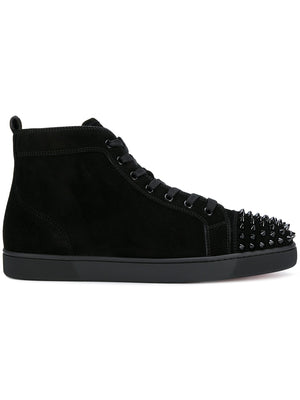 CHRISTIAN LOUBOUTIN Urban Edge High-Top Sneakers with Studded Toe