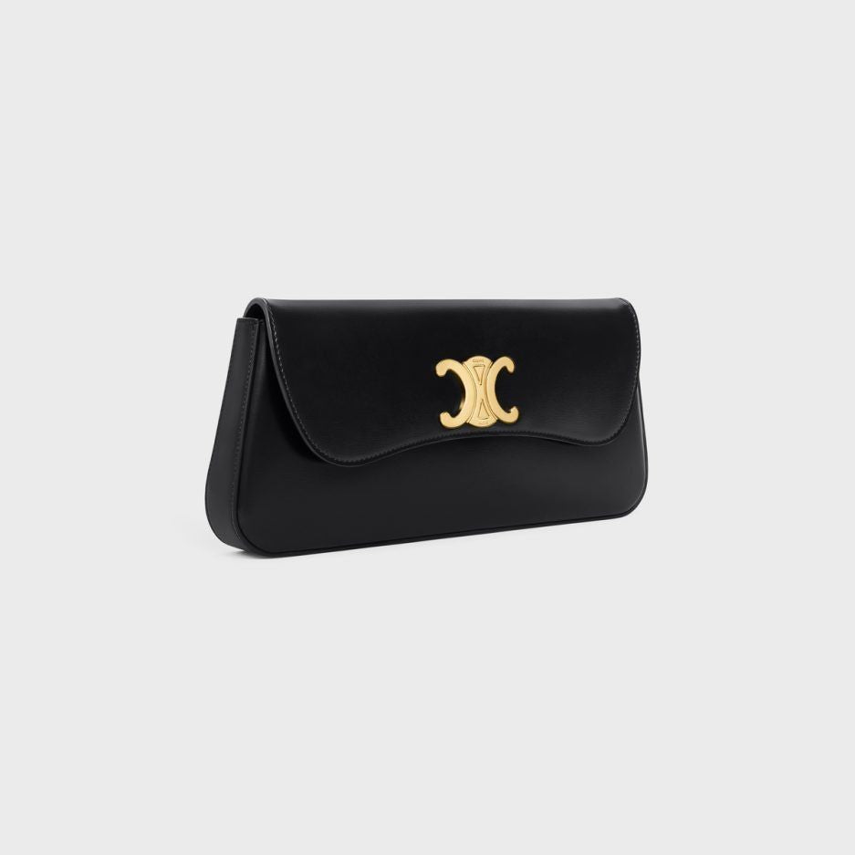 CELINE Shiny Calfskin Lola Mini Clutch