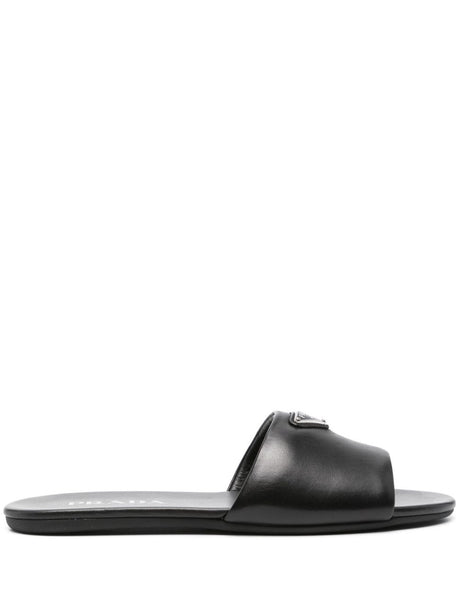 PRADA Men's Mini Slide Sandals - Calf Leather