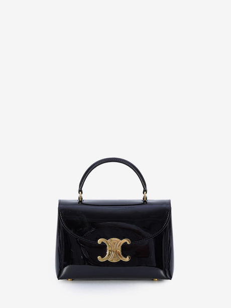 CELINE Mini Patent Calfskin Leather Handbag