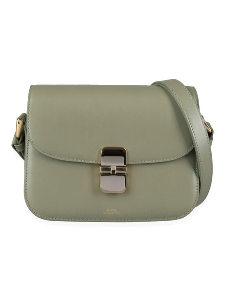 A.P.C. Grace Mini Leather Handbag - 21 x 17 x 5 cm