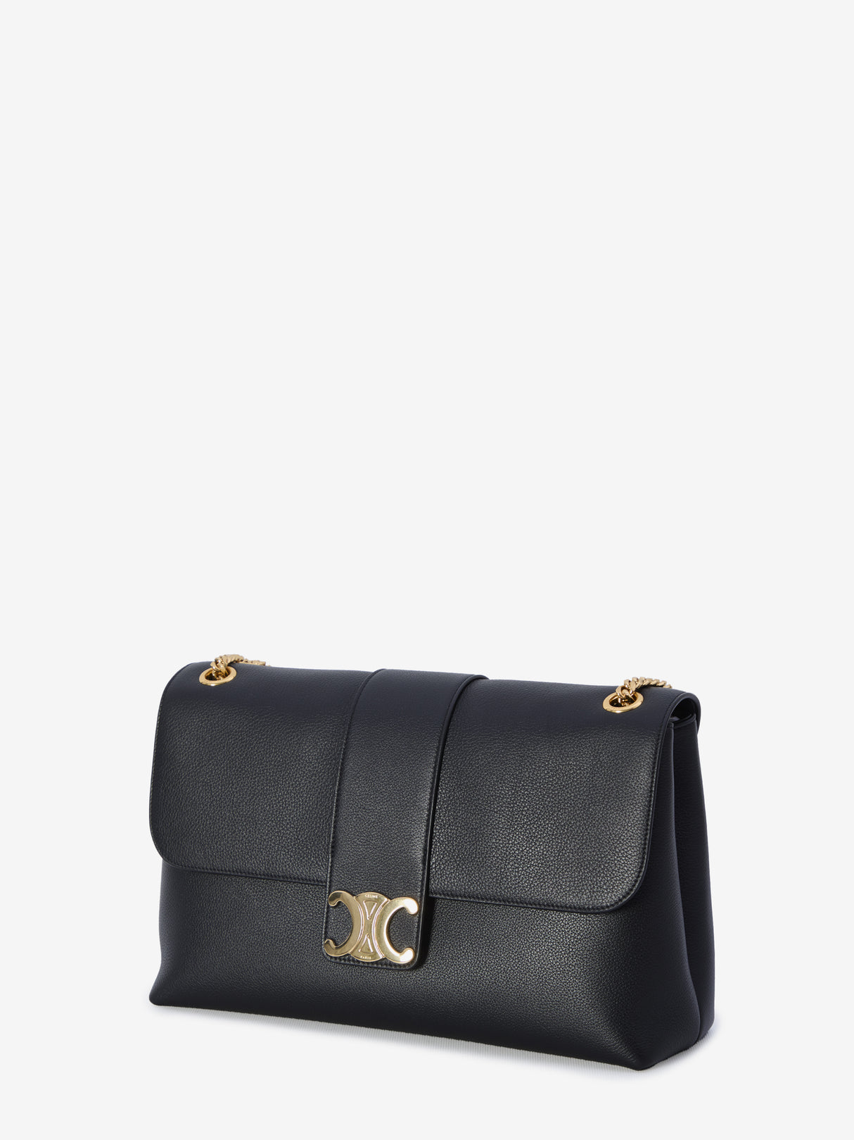 CELINE Large Grained Calfskin Handbag