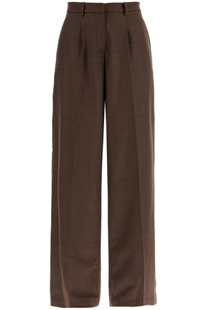 MAGDA BUTRYM Wide Stretch Wool Trousers for Comfortable Fit - Size FR 36