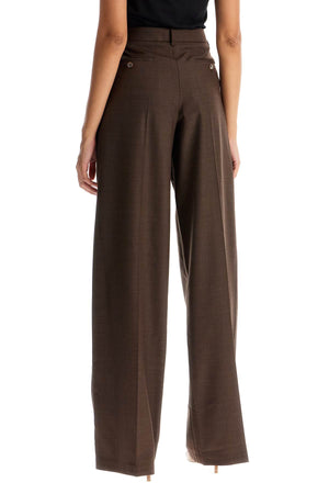 MAGDA BUTRYM Wide Stretch Wool Trousers for Comfortable Fit - Size FR 36