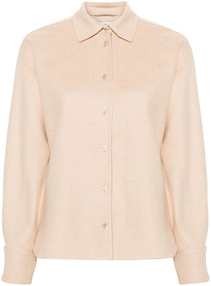 Beige Long Sleeve Blouse for Women - FW23 Collection