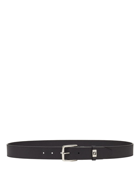 FENDI Fashionable Leather Belt - 3.5 cm Width