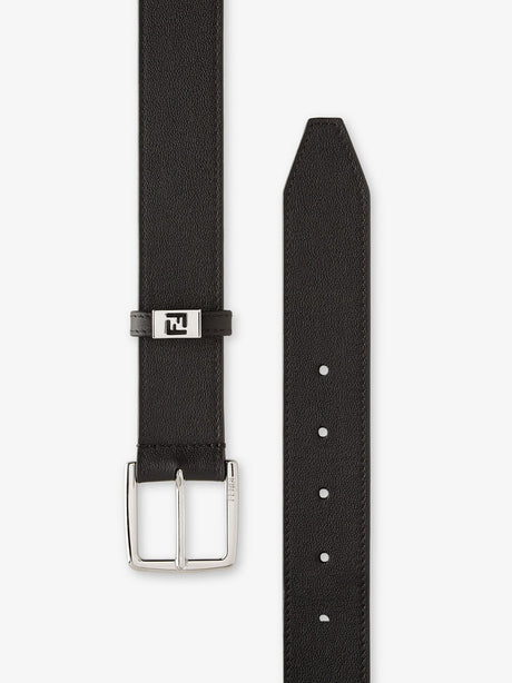 FENDI Fashionable Leather Belt - 3.5 cm Width