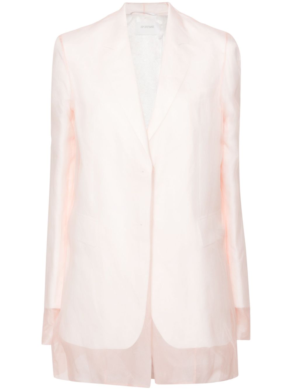 MAX MARA SPORTMAX Silk Single-Breasted Jacket for Women