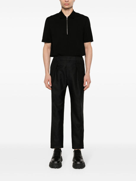 FENDI Slim Fit Trousers with Pleats for Women - SS24 Collection