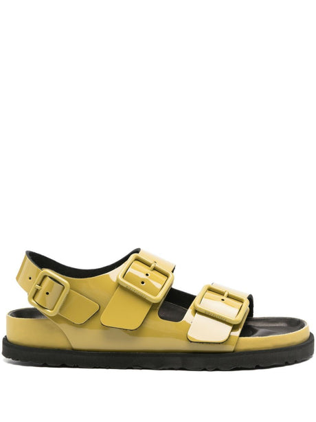 BIRKENSTOCK 1774 Shiny Patent Leather Milano Sandals for Men