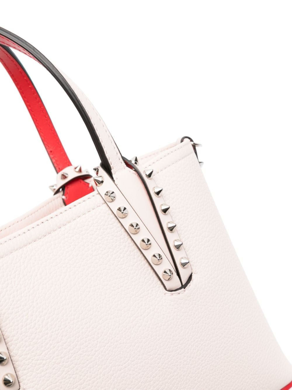 CHRISTIAN LOUBOUTIN 24AI Women's Tote Bag in Leche with Striking Red Sole