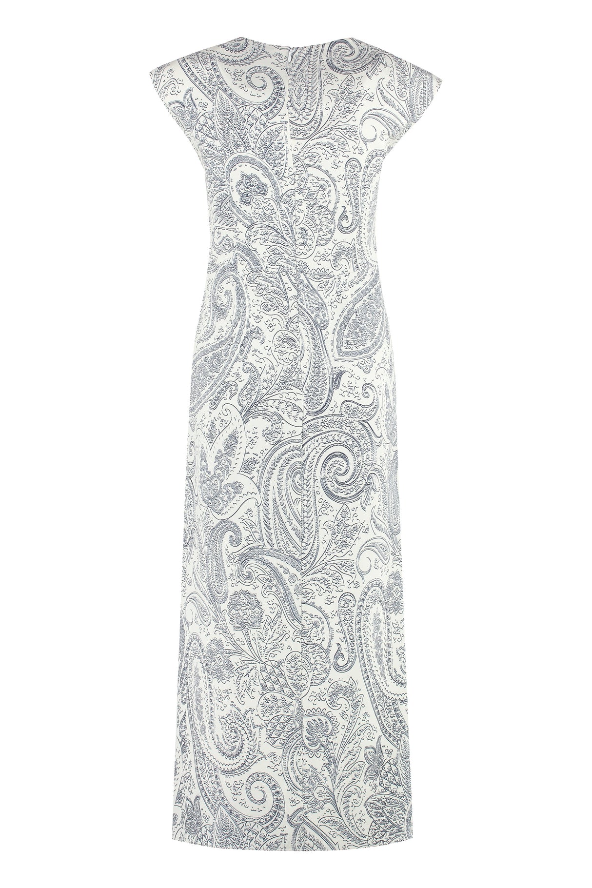 ETRO White Paisley Print Dress | SS23 Collection