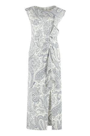 ETRO White Paisley Print Dress | SS23 Collection