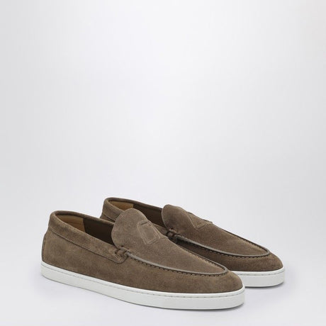 CHRISTIAN LOUBOUTIN Men's Suede Varsiboat Boat Shoes