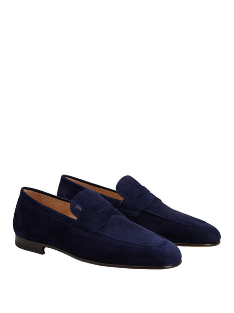 TOD`S Women's Suede Loafers with Leather Sole