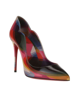 CHRISTIAN LOUBOUTIN Surreal Charm 100mm Illusion Print Leather Pumps