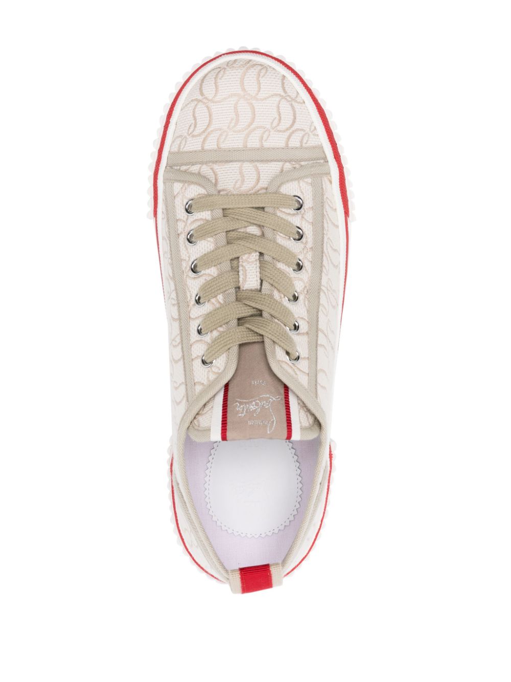 CHRISTIAN LOUBOUTIN Beige 24SS Men's Low Top Sneakers