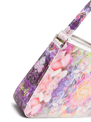 CHRISTIAN LOUBOUTIN Floral Leather Pouch Handbag for Women