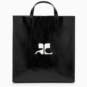 COURREGÈS Sleek Black Tote Bag for SS24 Season