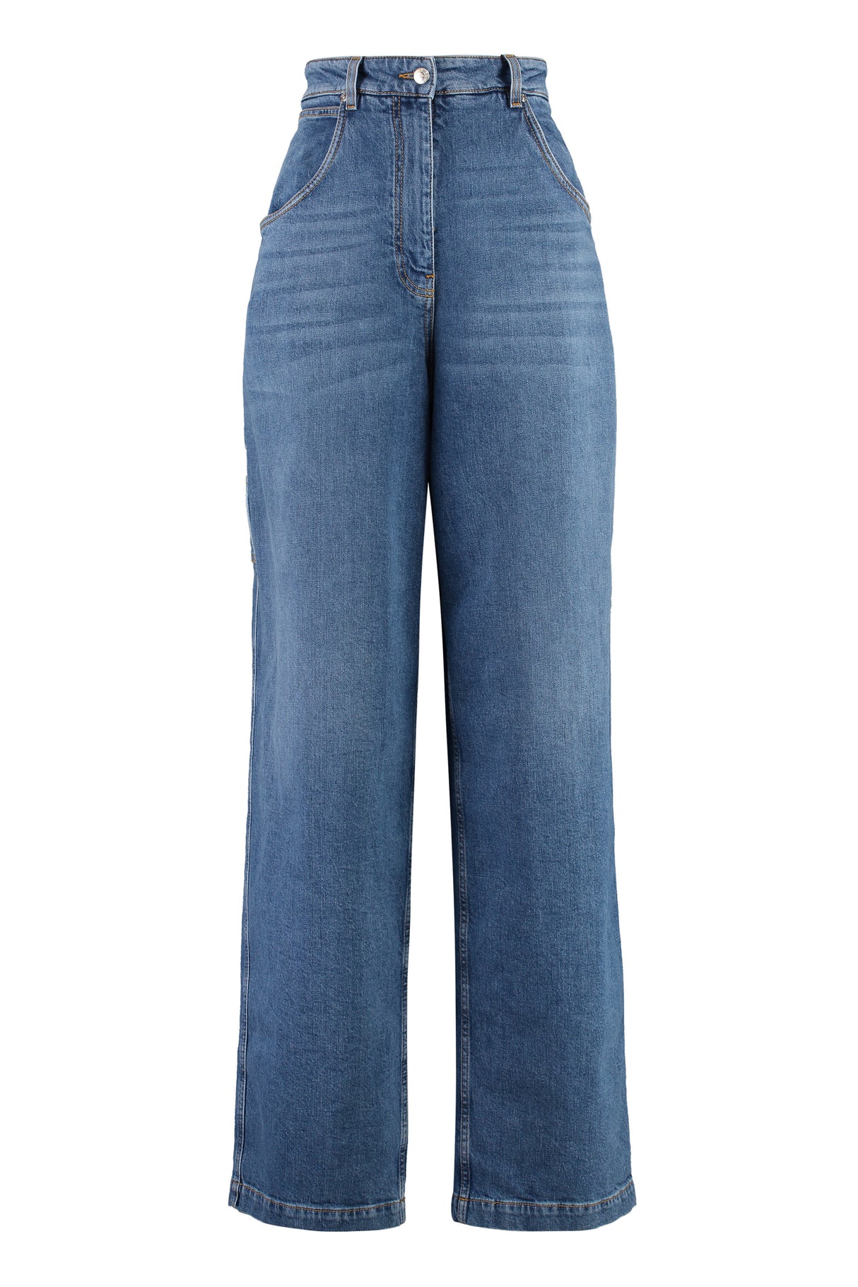 ETRO Stylish Blue Wide-Leg Jeans for Women