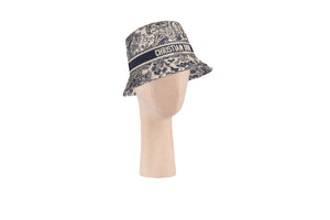 DIOR Navy Blue Bob Hat for Women - SS21 Collection