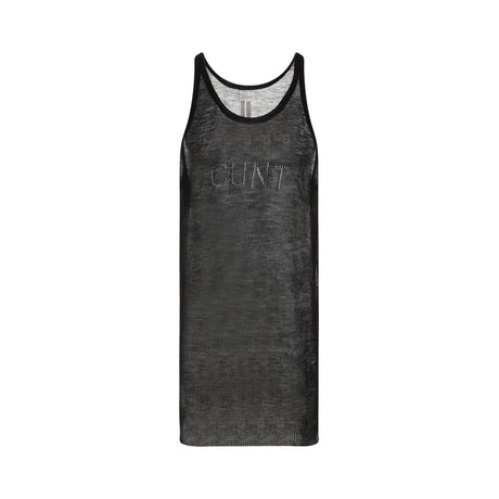 RICK OWENS Contemporary Mini Wool Tank Top