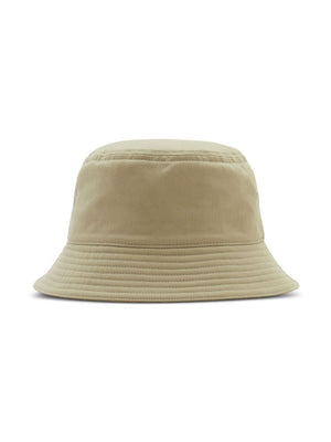 BURBERRY Elegant Beige Cotton Bucket Hat for Men