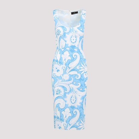 ETRO Printed Midi Dress for Effortless Elegance