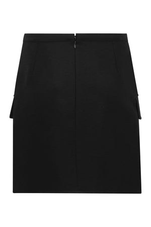 ETRO Women's Wool Skirt With Pegasus Buttons - FW22 Collection