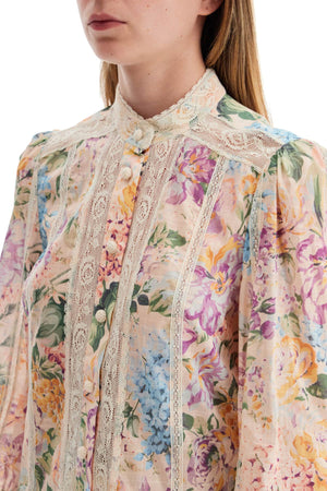 ZIMMERMANN Lace Trim Shirt for Women - Fall Winter 2024