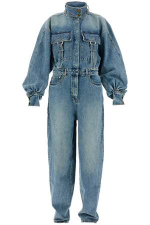 Áo Liền Quần Denim Rửa Trung Cho Nữ - Size 1