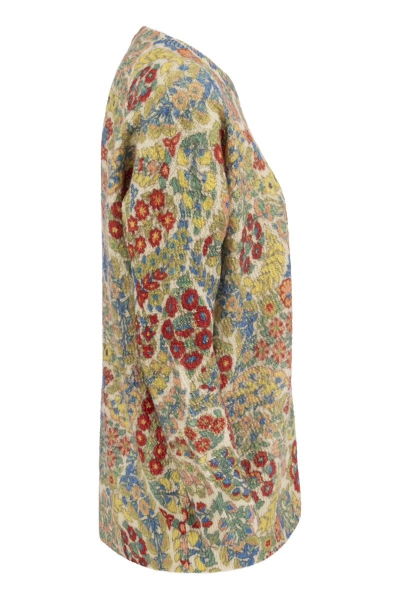 เสื้อกันหนาวลายดอกไม้และลาย Paisley สำหรับผู้หญิง - FW22