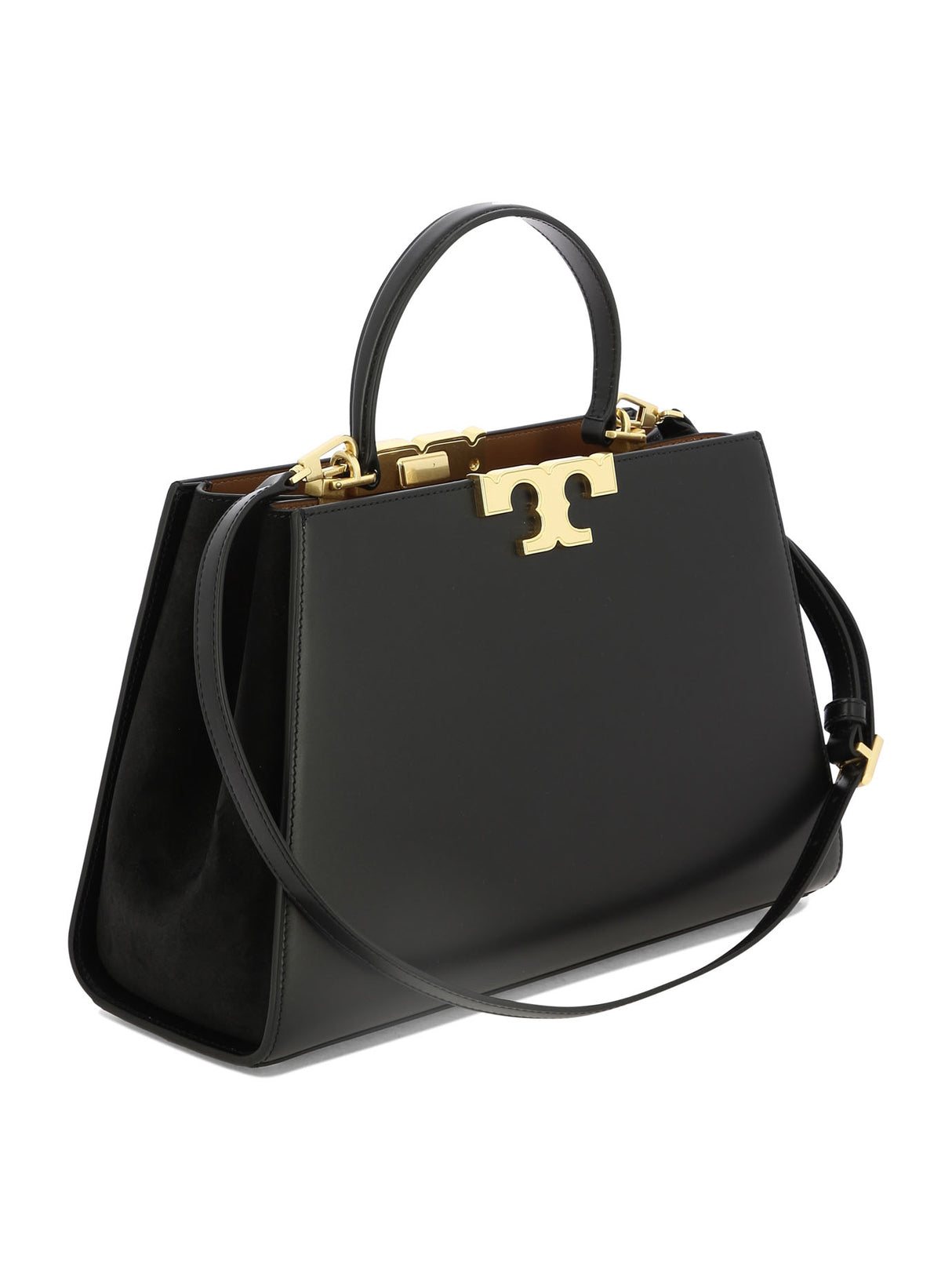 TORY BURCH Elegant Black Leather Crossbody Bag for Women from SS24 Collection