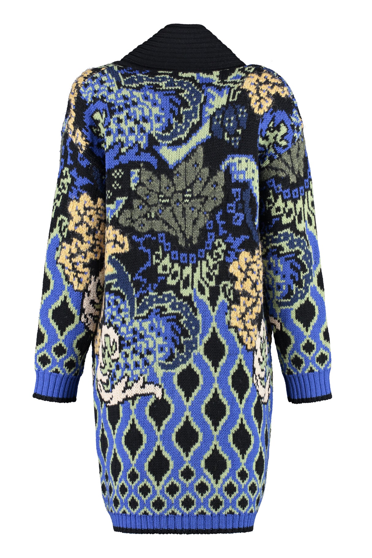 ETRO Floral Motif Cardigan in Wool & Alpaca Blend