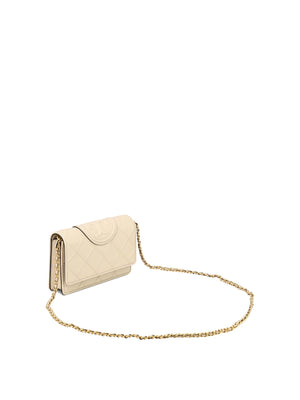 TORY BURCH Tan Chain Wallet for Women - SS24 Collection