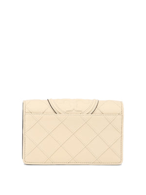 TORY BURCH Tan Chain Wallet for Women - SS24 Collection