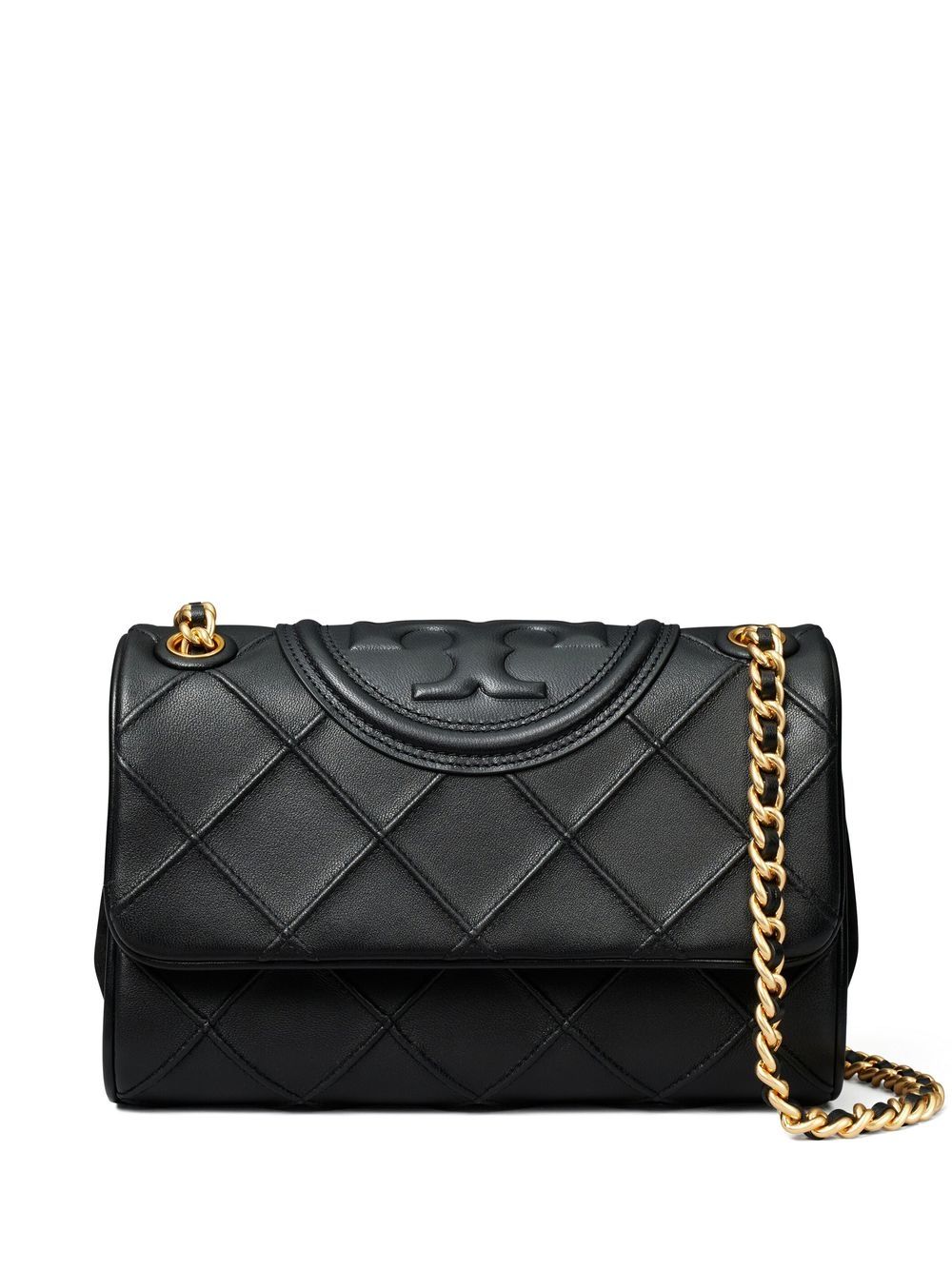 Black Quilted Shoulder Bag for Women