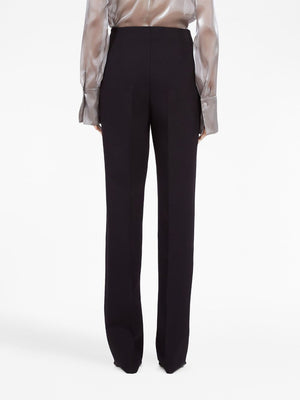 Classic Black Wool Trousers for Women by Ferragamo - FW23 Collection