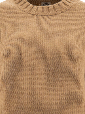 INES DE LA FRESSANGE Classic Merino Wool Sweater in Beige