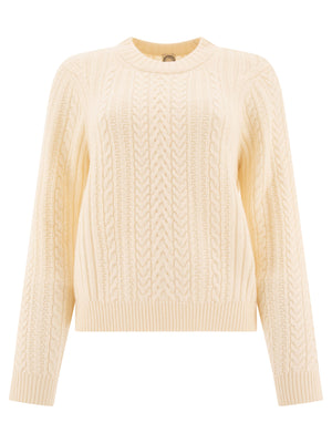 INES DE LA FRESSANGE Marlon Classic White Sweater