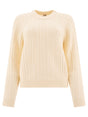 INES DE LA FRESSANGE Marlon Classic White Sweater