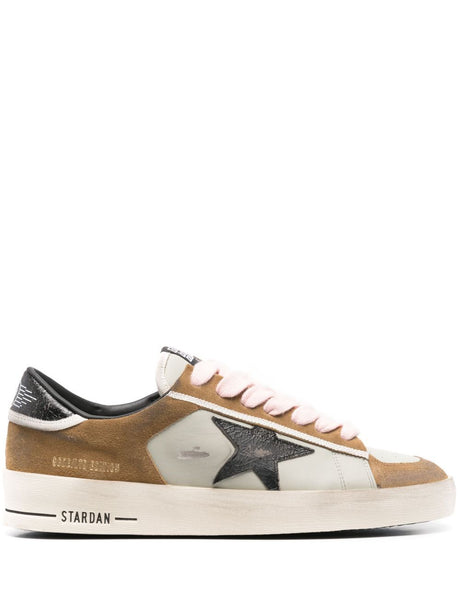 GOLDEN GOOSE Two-Tone Distressed Finish Sneakers for Women