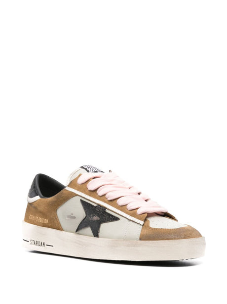 GOLDEN GOOSE Two-Tone Distressed Finish Sneakers for Women