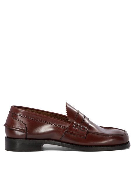 SAXONE OF SCOTLAND Arran Elegant Leather Loafers