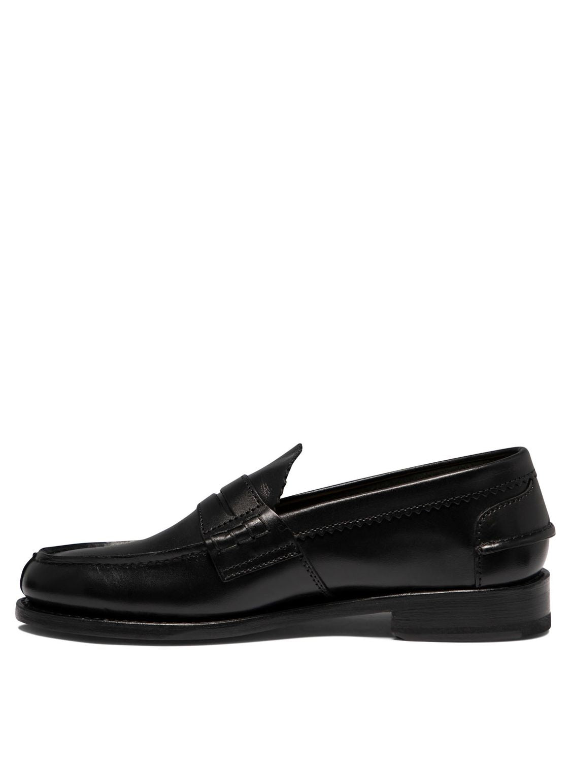 SAXONE OF SCOTLAND Arran Luxury Leather Loafers